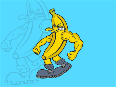 banana logo illustration
