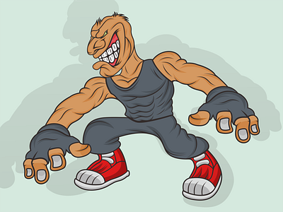 Street Fighter human illustration