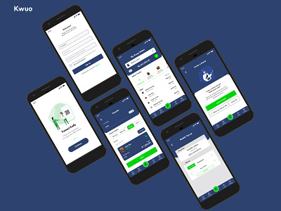 Kwuo Mobile Payment App (Banking) banking design figma fintech logo mobile design payment app ui ux