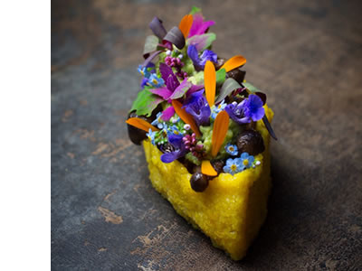 Vegan Pansy Barquette food mexican photography vegan