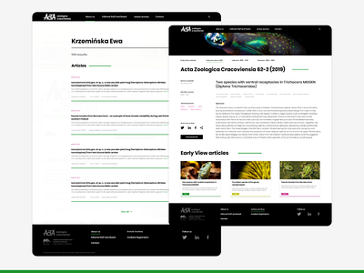 Academic Science Journal Website Design Concept design minimal ui ux