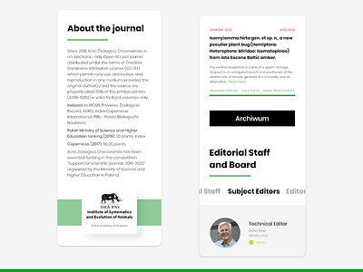 Academic Science Journal Design Concept design minimal ui ux