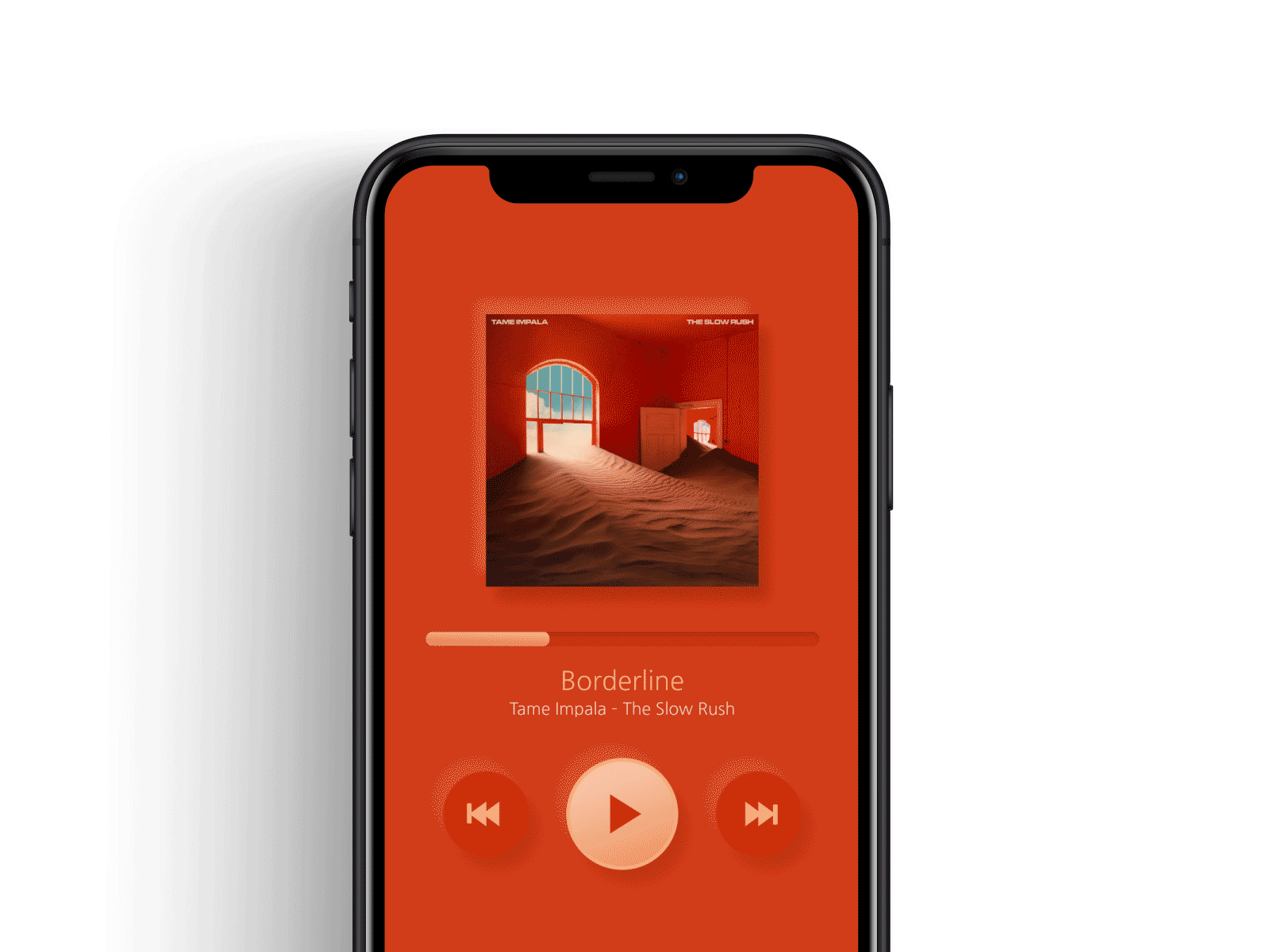 Neomorphic Music Player