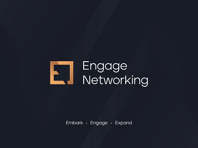 Engage Networking 2d adobe art brand design branding clean design finance fintech gradient graphic design illustration logo logo design network