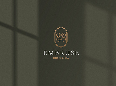 Hotel Émbruse - Logo Design adobe brand design branding design graphic design hotel hotel brand illustration logo luxury minimal minimal design ui