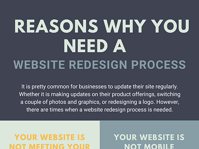 Reasons Why You need a website redesign process launch a website website redesign