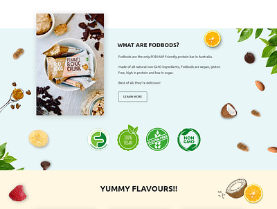 Foodbots branding design ecommerce graphic design illustration shopify ui ux web website