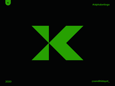 AL011 - Letter K 36 days of type brand brand identity branding design designer geometric identity letter k letter k logo logo logodesigner logos logotype mark minimal startup logo symbol typography vector