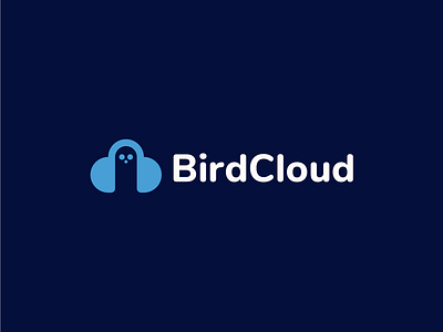 BirdCloud Logo Design bird logo brand brand identity branding cloud logo design designer identity logo logodesigner logos minimal startup logo