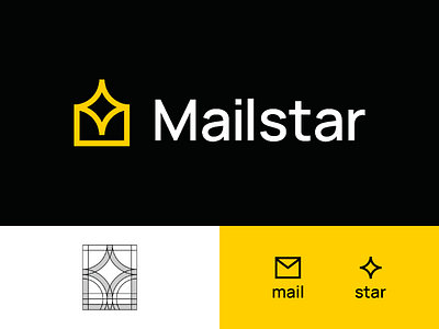 Mailstar Logo Concept brand brand identity branding design icon identity logo logo concept logo design logo designer logos mail mail logo modern star star logo startup logo unused visual identity
