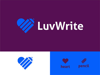 LuvWrite Logo Concept