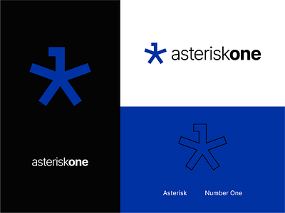 asteriskone - Logo Concept asterisk asterisklogo brand brand identity branding design icon identity logo logo design logo designer logoconcept logos minimalist modern onelogo playful unused visual identity