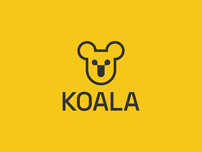 K - Koala animal logo bear logo brand brand identity branding design geometric identity k koala koala logo logo logo challenge logo design logos mark minimal