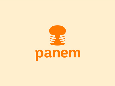 Panem Logo Design bakery baking brand brand identity branding bread cake design food identity logo logo design logos pastry wheat