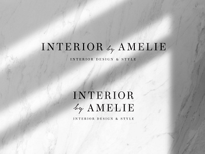 Interior by Amelie - logo, business card, portfolio