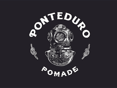 Ponteduro pomade df hermosillo hmo illustration logo logotype mexico
