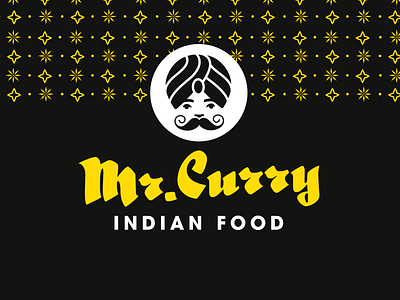 Mr curry indian food curry food hermosillo hindu hmo india logo mexico restaurant sonora visor visorstudio