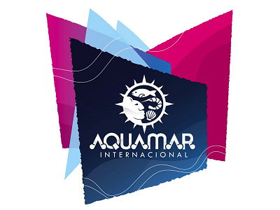 Aquamar df font gym hermosillo hmo logo logotipo logotype mexico sonora visor visorstudio