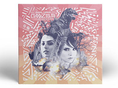 Anna Lunoe Godzilla Carolina Limon Remix cd cover design godzilla hermosillo mexico single sonora visorstudio