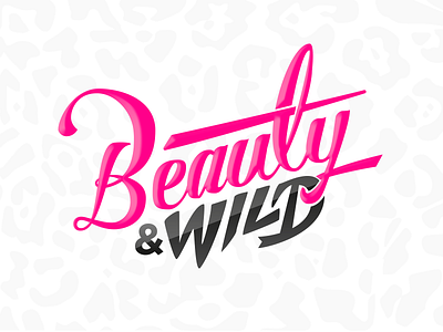 Beauty & Wild branding design diseño hermosillo lettering logo méxico visorstudio