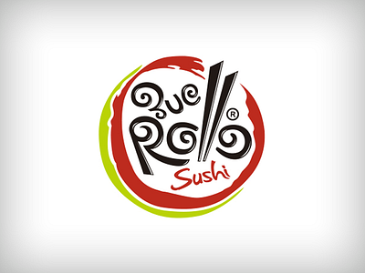 Que Rollo Sushi branding design diseño hermosillo lettering logo logotype méxico visorstudio
