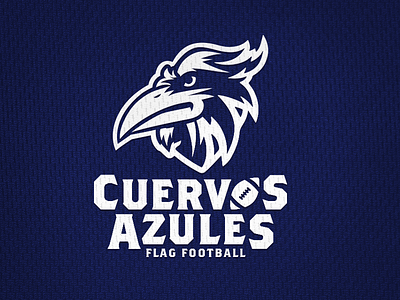 CUERVOS AZULES branding design diseño hermosillo logo logotype méxico visorstudio