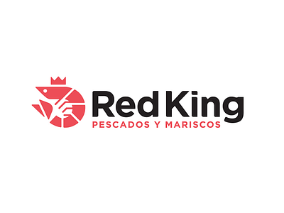 Red King pescados y mariscos branding design diseño hermosillo hmo logo logotipo logotype mexico méxico sonora type visorstudio