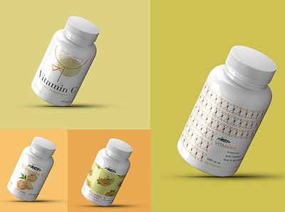 NERGY PLUS- Health Supplement Packaging branding illustration packaging design