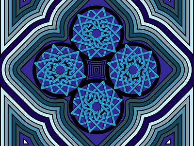mandalaish/islamic pattern vector study