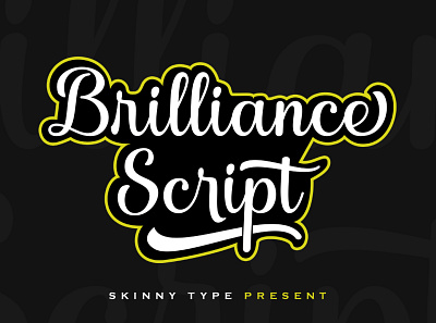 Brilliance Script - Modern Script Font branding calligraphy design font illustration logo type design typeface typography