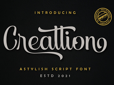 Creattion - Stylish Script Font