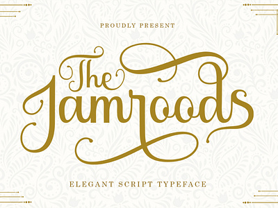 The Jamroos - Elegant Calligraphy Font