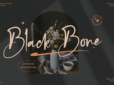 Black Bone - Luxury Signature Font