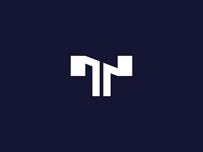 T and N bold branding design dual meaning graphic design icon illustration letter n letter t lettermark logo mark minimalist modern monogram symbol vector