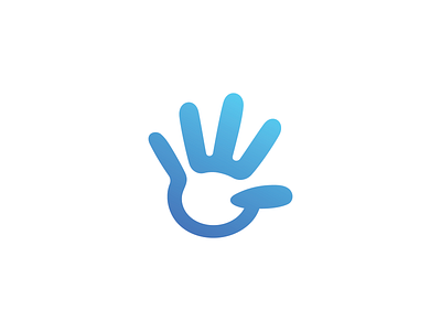 WG and Hand branding design dual meaning finger graphic design hand hi five icon illustration letter g letter w lettermark logo mark minimalist modern monogram symbol vector