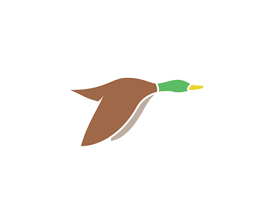 Flying Duck animal bird branding design duck flying graphic design illustration logo minimalist modern symbol travel vector