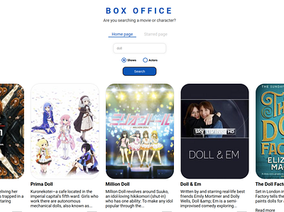 Box Office Web App