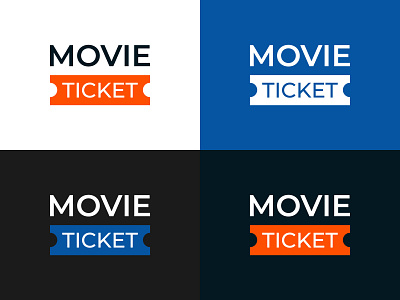 Movie Ticket App Logo Design