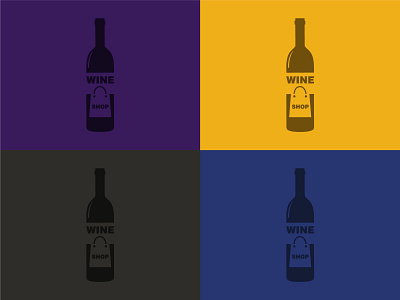 Wine Shop logo Concept