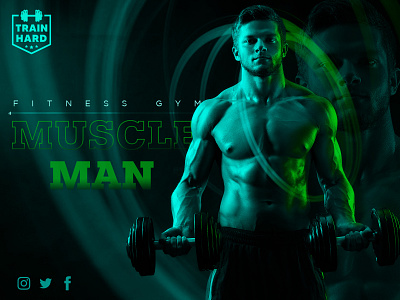 Train Hard Gym Banner Design | Propel Guru