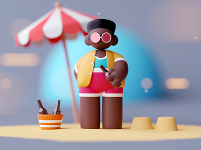 Enjoying c4d cartoon characterdesign characters cinema 4d game design isometric low poly lowpoly octane
