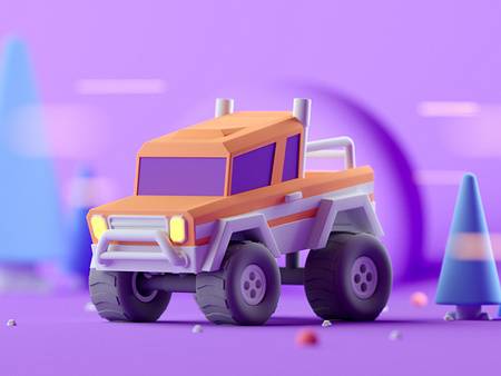 Pickup Truck by Gustavo Henrique on Dribbble