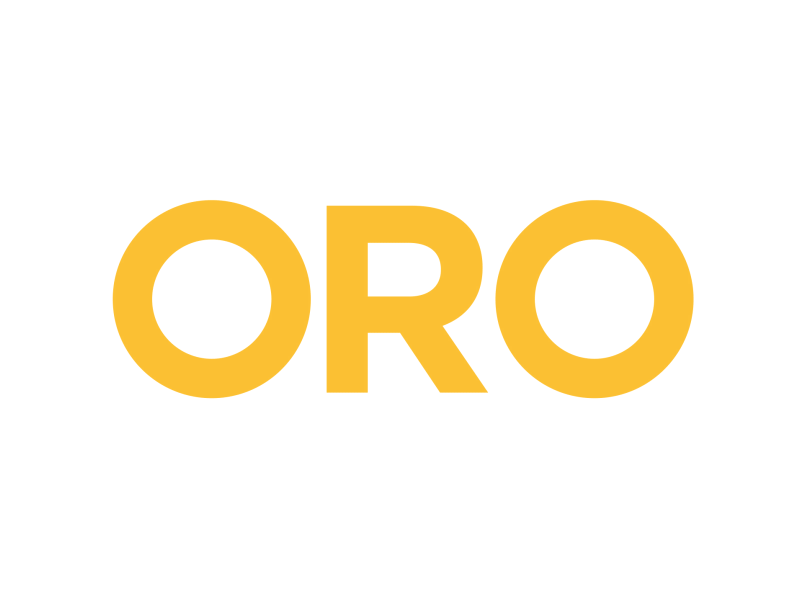 ORO Animated Logo agency logo brand digital dynamic lettering logo logo animation logotype motion type yellow