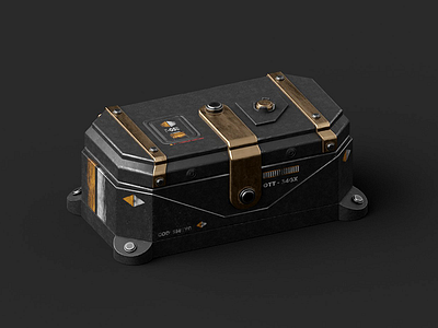 Scifi Chest asset chest game asset isometric scifi