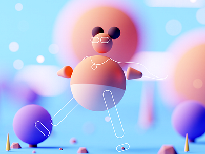 Shape Character #1 3d c4d cartoon character character design cinema 4d cinema4d design fantasy forest game game asset game building game design illustration isometric isometric room low poly lowpoly octane