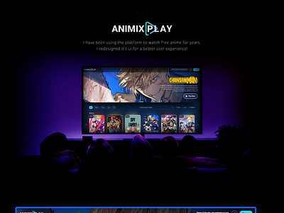 Animixplay Anime Streaming Website graphic design online streaming product design ui ux web design website