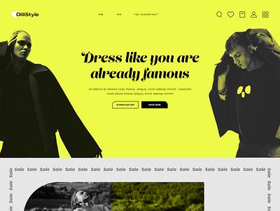Dillistyle ecommerce clothing website ecommerce graphic design product design ui ux web design website