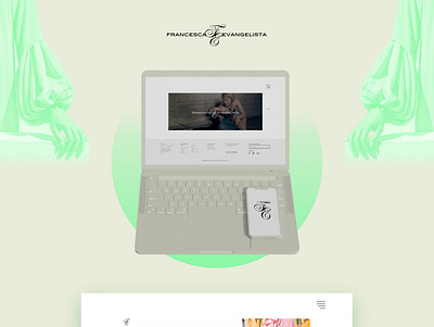 Francesca Evangelista E-commerce(Clothing) Website 3d design ecommerce graphic design product design ui ux web design website