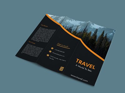 Tri-fold Brochure advertising design behance project brochure design brochure layout brochure template design designinspiration dribbleshot graphicdesign
