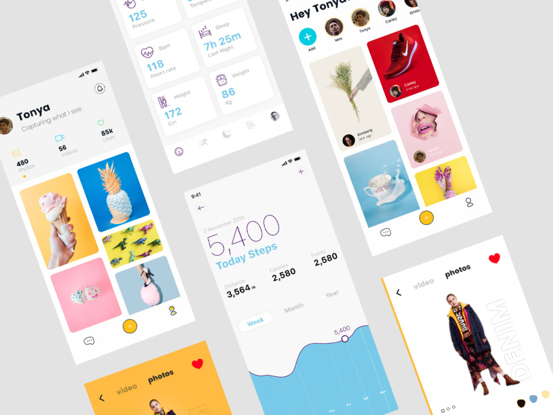 App Presentation by savera siddiqui on Dribbble